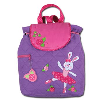 Ballet Bunny Stephen Joespeh Quilted Backpack-