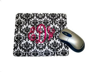 Monogrammed Mouse Pad-