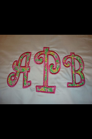 Applique Duvet Lilly Pulitzer Fabric-