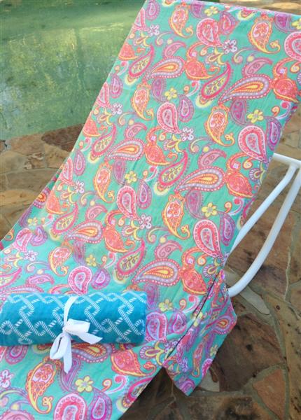 Monogram Towel Lounge Cover-