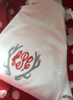 Monogram Antler Tee Adult and Youth