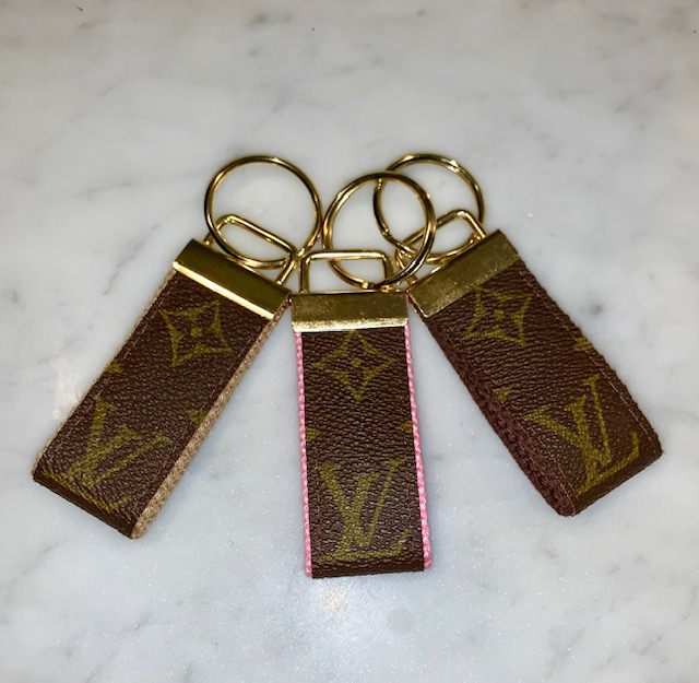 Authentic Repurposed Louis Vuitton Small Keychain